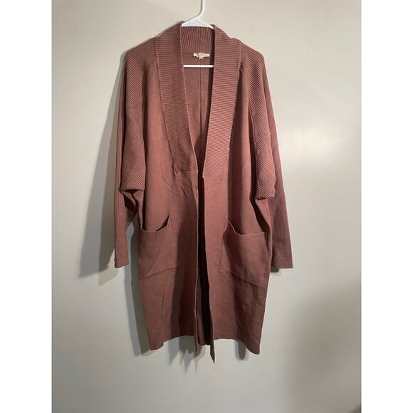 Mystree Structured Open Front Longlined Cardigan - Picture 1 of 11